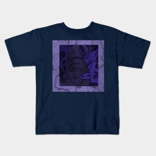 Purple Girl Kids T-Shirt